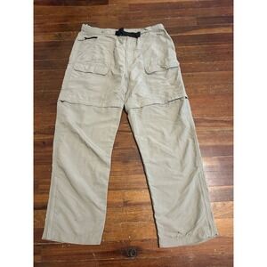 The North Face Mens Paramount Pro Convertible Hiking Pants Khaki Size XL Hiking